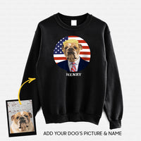 Thumbnail for Personalized Dog Gift Idea - Dog President For Dog Lovers - Standard Crew Neck Sweatshirt