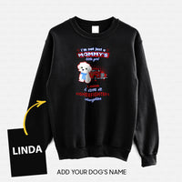 Thumbnail for Personalized Dog Gift Idea - I'm Not Just A Mom, I Am Also A Firefighter For Dog Lover - Standard Crew Neck Sweatshirt