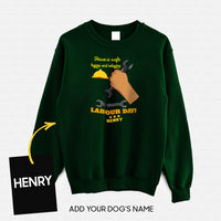 Thumbnail for Personalized Dog Gift Idea - Have A Safe Happy And Relaxing Labour Day For Dog Lovers - Standard Crew Neck Sweatshirt