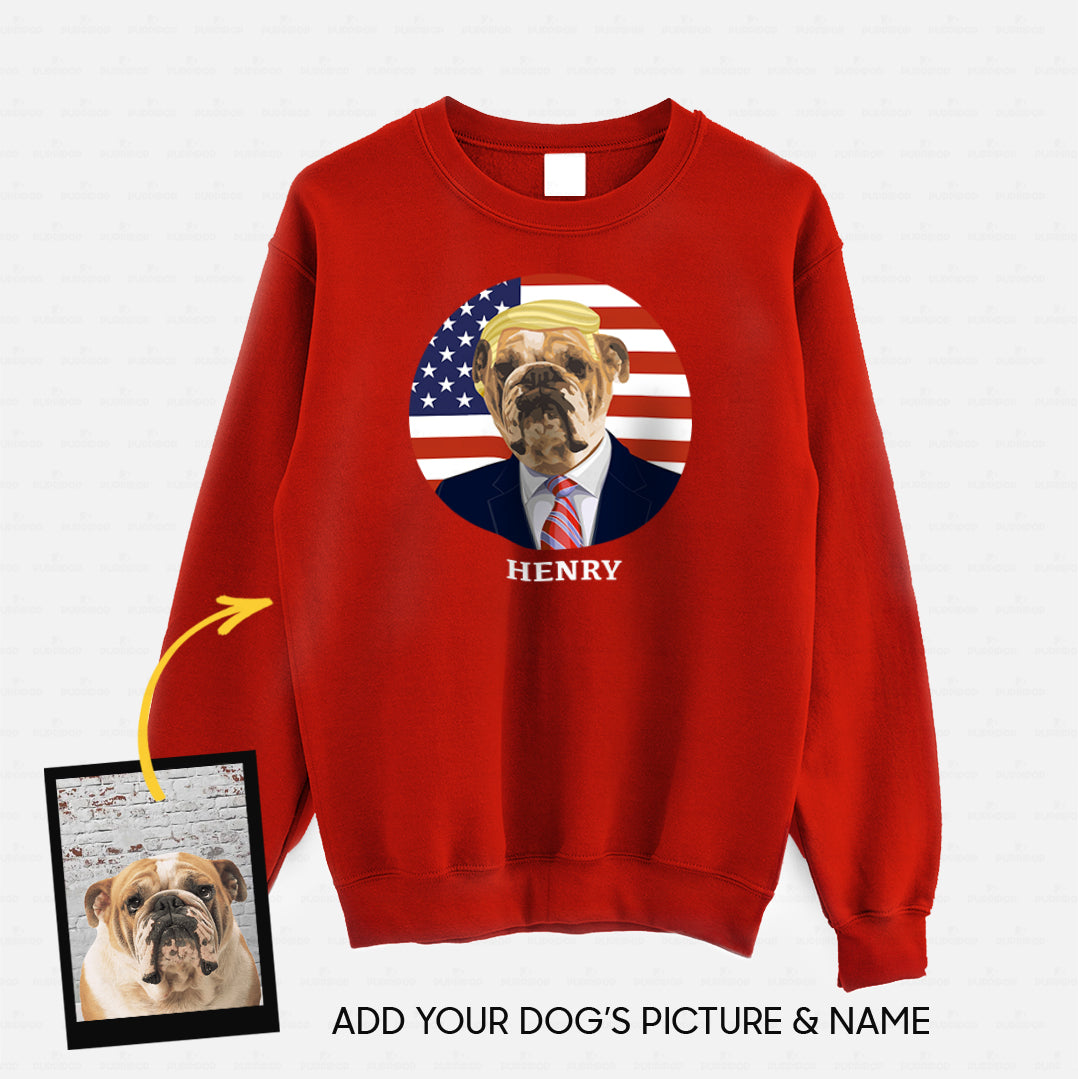 Personalized Dog Gift Idea - Dog President For Dog Lovers - Standard Crew Neck Sweatshirt