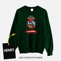 Thumbnail for Personalized Dog Gift - I'm A Proud Mom For Dog Mom - Standard Crew Neck Sweatshirt