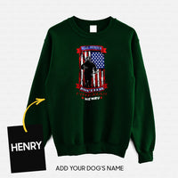 Thumbnail for Personalized Dog Gift Idea - Real Heroes Don't Fear For Dog Lovers - Standard Crew Neck Sweatshirt