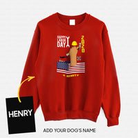 Thumbnail for Personalized Dog Gift Idea - Happy Labor Day 2020 For Dog Lovers - Standard Crew Neck Sweatshirt