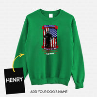Thumbnail for Personalized Dog Gift Idea - Real Heroes Don't Fear For Dog Lovers - Standard Crew Neck Sweatshirt