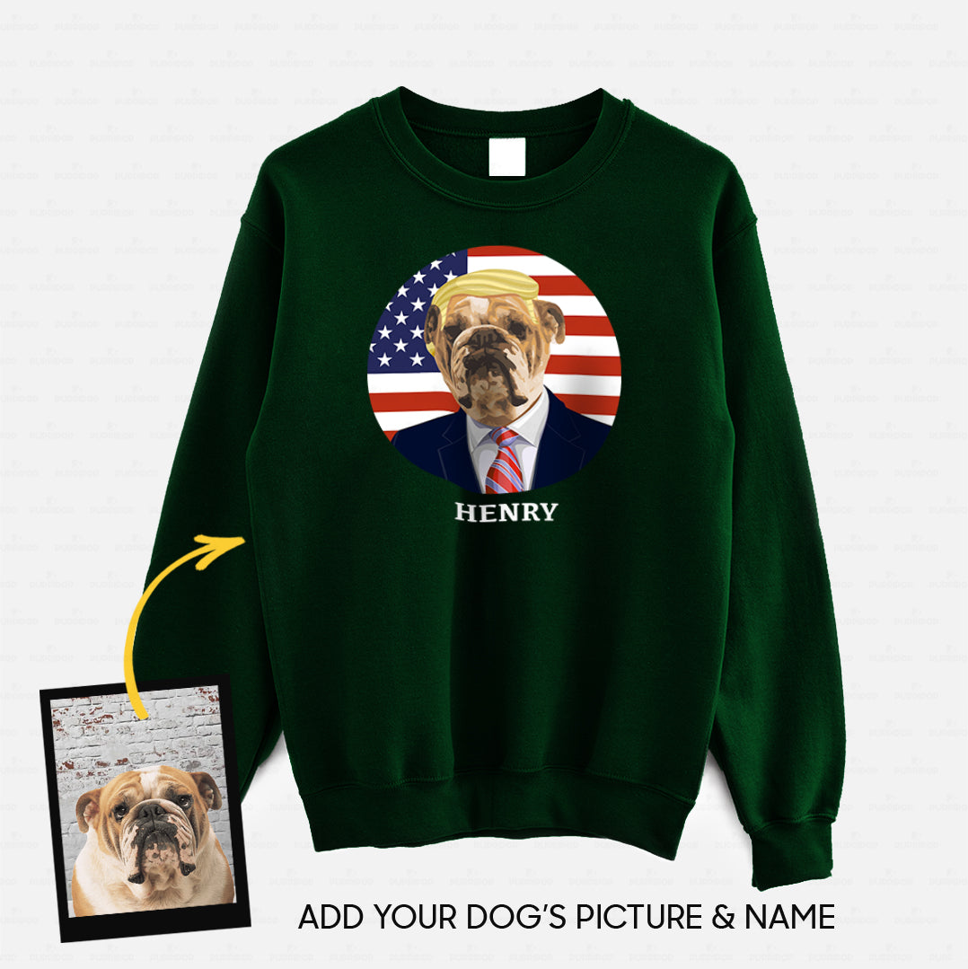Personalized Dog Gift Idea - Dog President For Dog Lovers - Standard Crew Neck Sweatshirt