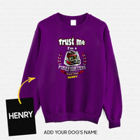 Thumbnail for Personalized Dog Gift Idea - Trust Me I'm A Firefighter Rescue Squad For Dog Lovers - Standard Crew Neck Sweatshirt