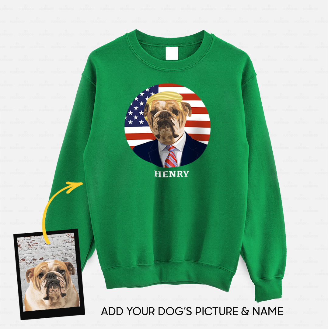 Personalized Dog Gift Idea - Dog President For Dog Lovers - Standard Crew Neck Sweatshirt