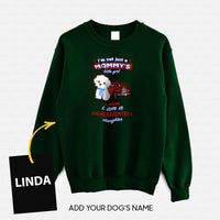Thumbnail for Personalized Dog Gift Idea - I'm Not Just A Mom, I Am Also A Firefighter For Dog Lover - Standard Crew Neck Sweatshirt