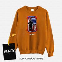 Thumbnail for Personalized Dog Gift Idea - Real Heroes Don't Fear For Dog Lovers - Standard Crew Neck Sweatshirt