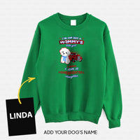 Thumbnail for Personalized Gift Idea - I'm Not Just A Mom For Dog Mom - Standard Crew Neck Sweatshirt