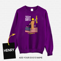 Thumbnail for Personalized Dog Gift Idea - Happy Labor Day 2020 For Dog Lovers - Standard Crew Neck Sweatshirt