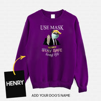 Thumbnail for Personalized Dog Gift Idea - Workers Stay Safe Long Life Please Use Mask For Dog Lovers - Standard Crew Neck Sweatshirt