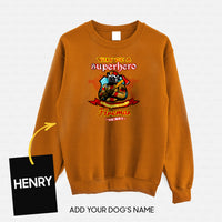 Thumbnail for Personalized Dog Gift Idea - Why Be A Fireman Superhero For Dog Lovers - Standard Crew Neck Sweatshirt