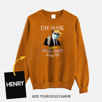 Thumbnail for Personalized Dog Gift Idea - Workers Stay Safe Long Life Please Use Mask For Dog Lovers - Standard Crew Neck Sweatshirt