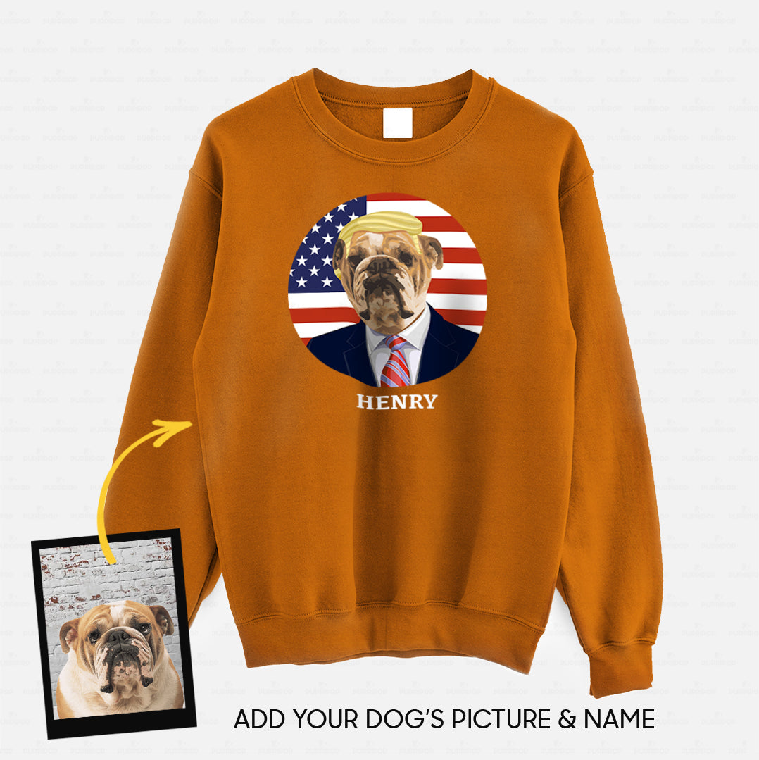 Personalized Dog Gift Idea - Dog President For Dog Lovers - Standard Crew Neck Sweatshirt