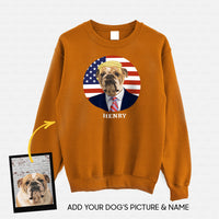 Thumbnail for Personalized Dog Gift Idea - Dog President For Dog Lovers - Standard Crew Neck Sweatshirt