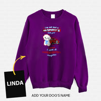 Thumbnail for Personalized Gift Idea - I'm Not Just A Mom For Dog Mom - Standard Crew Neck Sweatshirt