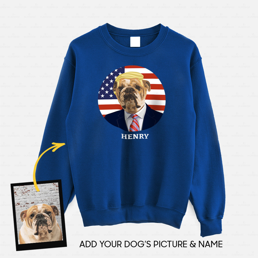 Personalized Dog Gift Idea - Dog President For Dog Lovers - Standard Crew Neck Sweatshirt