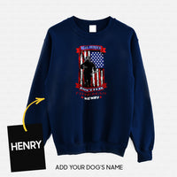 Thumbnail for Personalized Dog Gift Idea - Real Heroes Don't Fear For Dog Lovers - Standard Crew Neck Sweatshirt