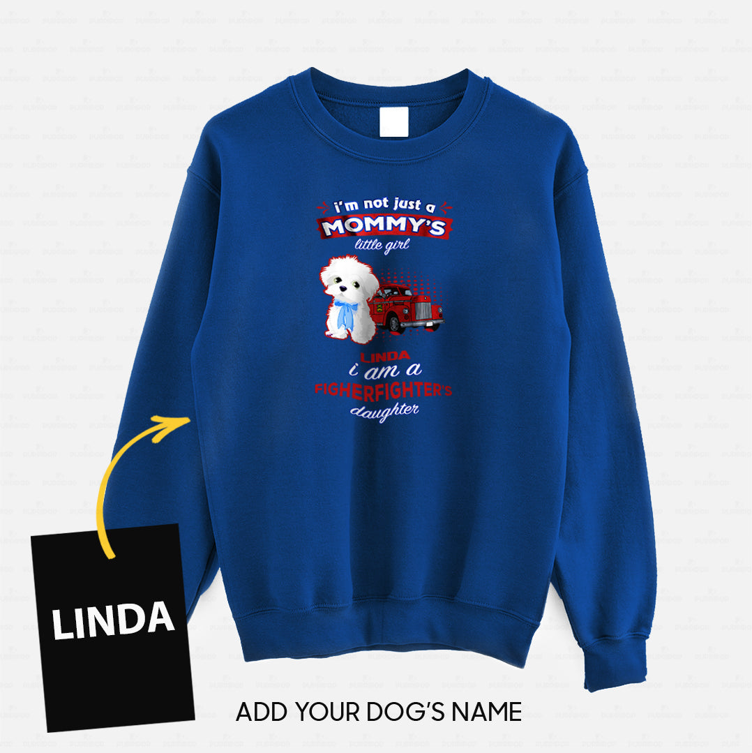 Personalized Dog Gift Idea - I'm Not Just A Mom, I Am Also A Firefighter For Dog Lover - Standard Crew Neck Sweatshirt