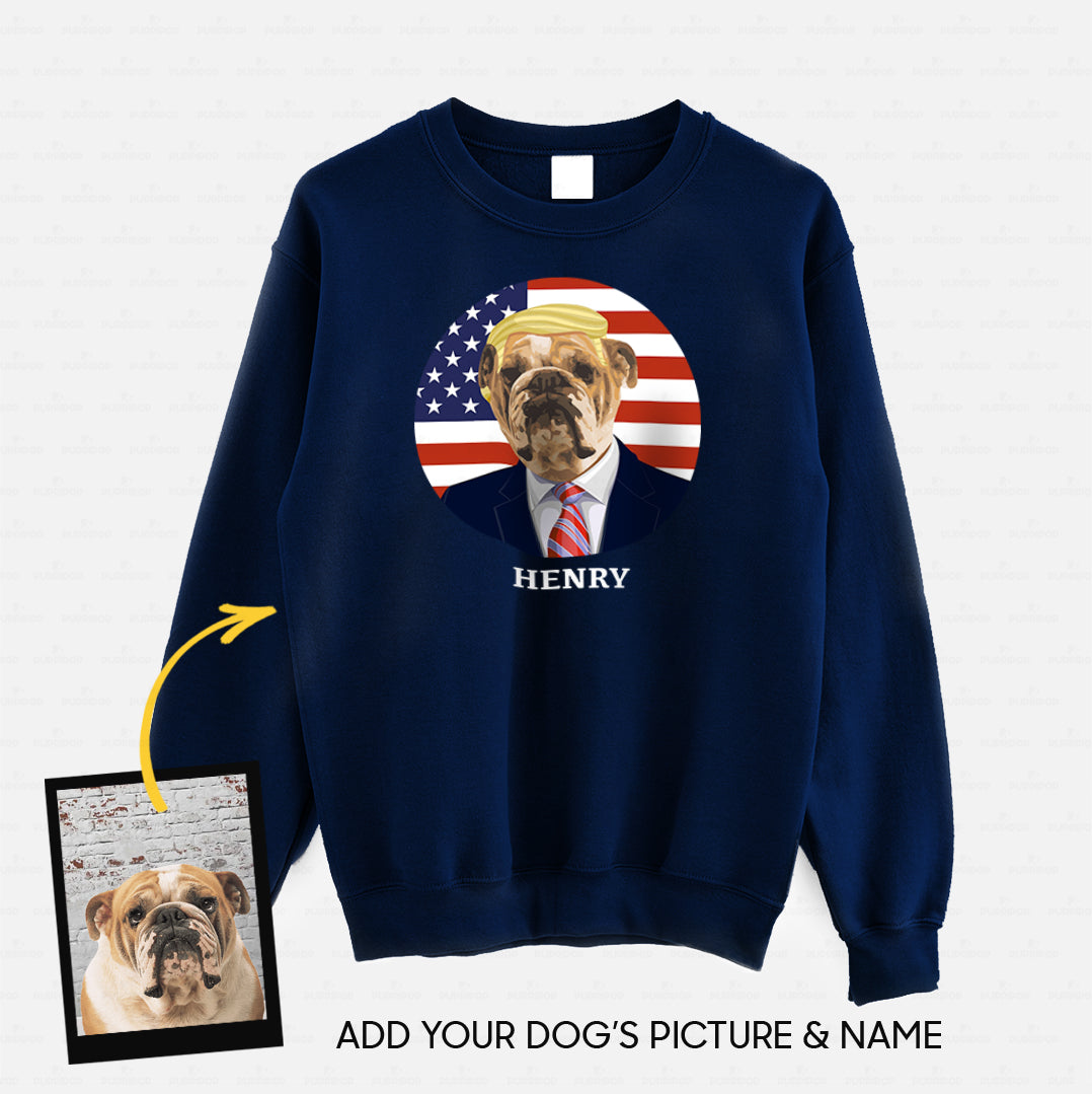 Personalized Dog Gift Idea - Dog President For Dog Lovers - Standard Crew Neck Sweatshirt