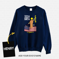 Thumbnail for Personalized Dog Gift Idea - Happy Labor Day 2020 For Dog Lovers - Standard Crew Neck Sweatshirt