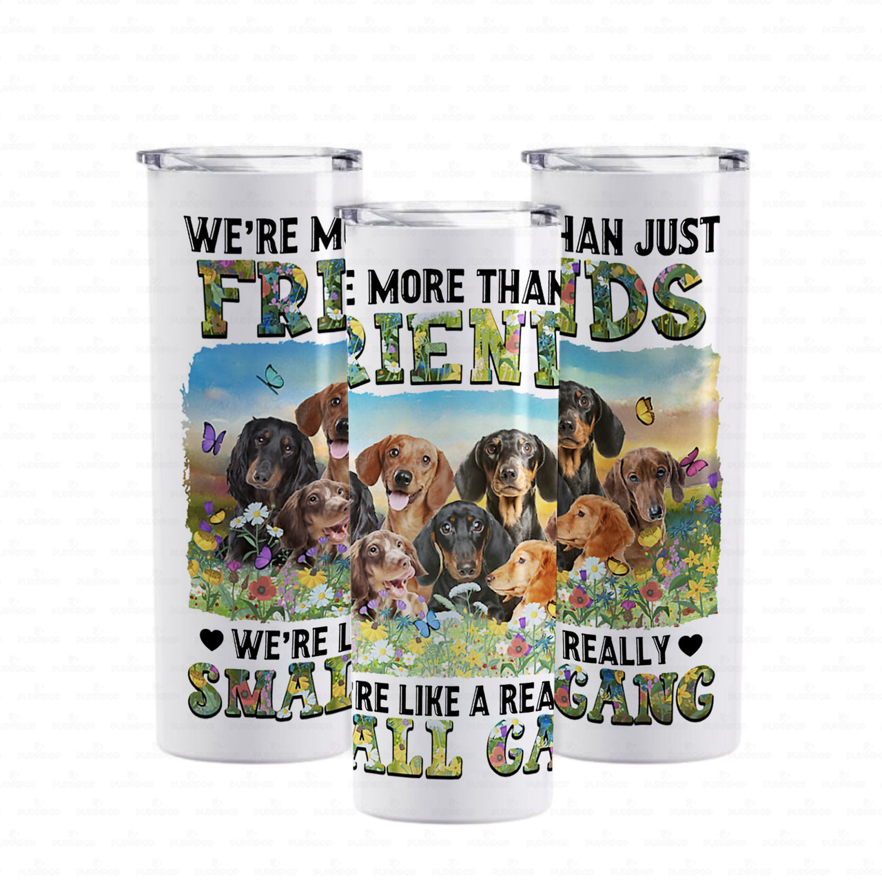 Dog Gift Idea - More Than Just Friends Dachshund Dog For Dog Lover - Tumbler