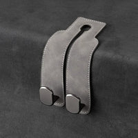 Thumbnail for Premium Suede Car Headrest Hook – Dual Hanger & Rear Seat Phone Holder Organizer