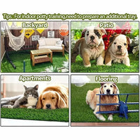 Thumbnail for Lawn Grass Pad Pet Toilet Training Pee Pad Training Portable Durable Dogs Cats 90