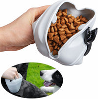 Thumbnail for 2PCS Puppy Feed Bundle Outdoor Silicone Reward Snack Waist Pocket Dog Treat Pouch Training Bag 91