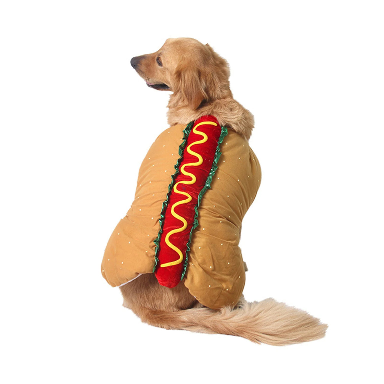 Pet Transformation Costume Folding Clothes Dog Shirts for Small Dogs Halloween Costumes Dog Burger Outfit Cat Hotdog Clothes, Gift For Pet 79