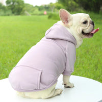 Thumbnail for Soft Dog Winter Hooded Sweatshirt Pet Coat Puppy Jacket for Small Medium Dogs French Bulldog Coat Chihuahua Yorkie Pet Costume, Gift For Pet 62