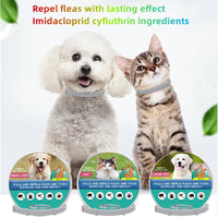 Thumbnail for 2PCS Natural & Safe Flea and Tick Collar for Dogs, Protection, Waterproof, Free Comb and Tick Removal Tool 95