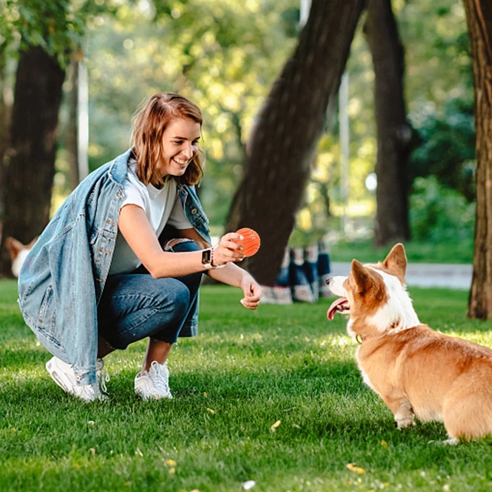 3 Piece Set Solid Ball Dog Toy for Puppy Teething Interactive Bitting Toy for Large Breed Durable Chew Toys for Boredom Dog Toys for Large Dogs for Aggressive Chewers Large Breed Small Dogs, Puppy Toys, Gift For Pet 39