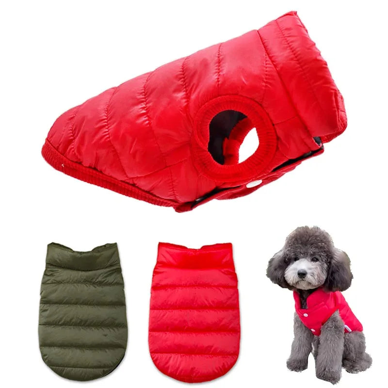 Winter Warm Dog Coat Jacket Windproof Dog Clothes for Small Dogs Padded Clothing Chihuahua Clothes Pet Supplies, Gift For Pet 139