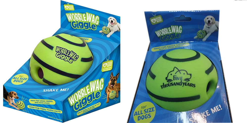 Wobble Wag Giggle Ball, Interactive Dog Toy, Fun Giggle Sounds When Rolled or Shaken, Pets Know Best, As Seen On TV Medium, Puppy Toys, Gift For Pet 37