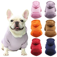 Thumbnail for Soft Dog Winter Hooded Sweatshirt Pet Coat Puppy Jacket for Small Medium Dogs French Bulldog Coat Chihuahua Yorkie Pet Costume, Gift For Pet 62