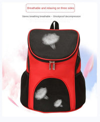 Thumbnail for Cat Carrying Bag Foldable Double Shoulder, Portable Pet Products Travel Outdoor Breathable Backpack,Backpack Travel 131