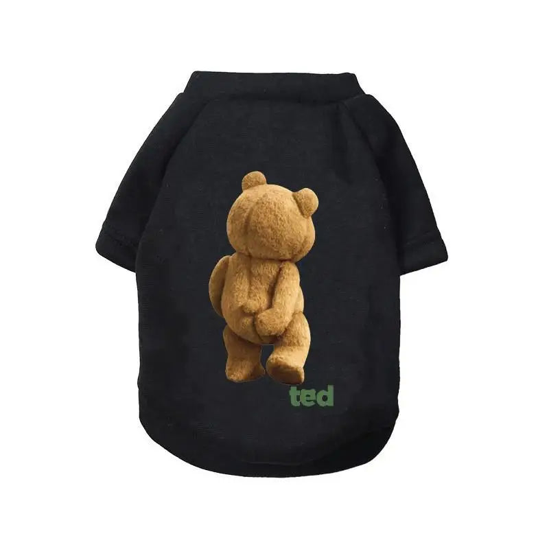 Cute Cartoon Bear Dog Hoodies Winter Pet Dog Clothes For Small Medium Dogs Costumes Yorkshire Terrier Clothing Puppy Costume Cat, Gift For Pet 65