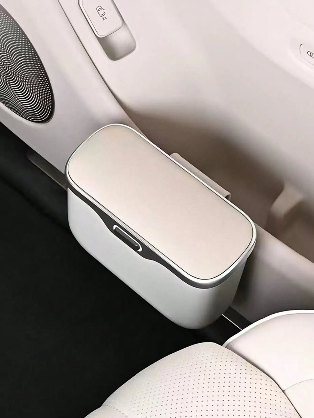 Multi-Functional Car Trash Bin – ABS Vehicle Trash Can & Storage Organizer
