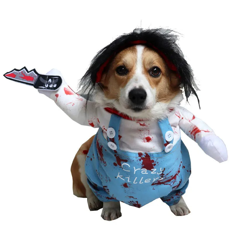 Funny Pet Dog Clothes Dog Cosplay for Dogs Halloween Dog Costumes Christmas Dog Accessories Festival Party Outfit Pet Dog Dress, Gift For Pet 67