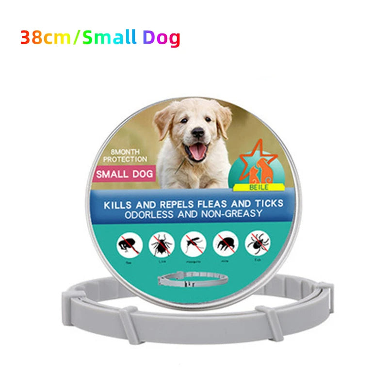 2PCS Natural & Safe Flea and Tick Collar for Dogs, Protection, Waterproof, Free Comb and Tick Removal Tool 95