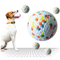 Thumbnail for Teething Pet Toy Dog Solid Toy Ball Interactive Dog Toy Light Popcorn Ball Dog Ball Light Chew Rubber Ball High Elastic Bite, Puppy Toys, Gift For Pet 41