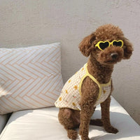 Thumbnail for Heart Sunglasses Doggy Shades, Small to Medium Dogs Cute Sunnies, Super Cute Heart Sunglasses for Tiny Dogs in pink or yellow, Sunglasses for Cats & Dogs, Cute Pet Sunglasses 23