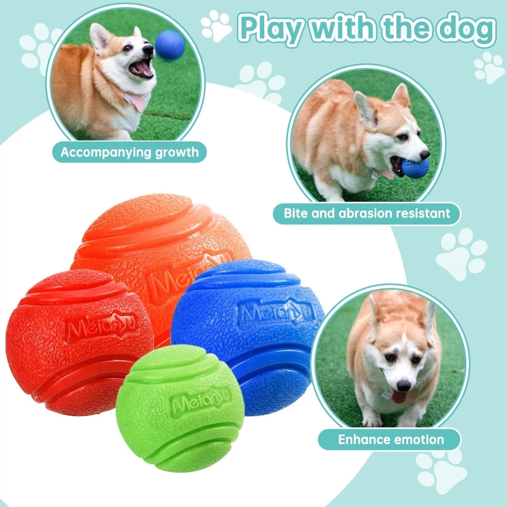 3 Piece Set Solid Ball Dog Toy for Puppy Teething Interactive Bitting Toy for Large Breed Durable Chew Toys for Boredom Dog Toys for Large Dogs for Aggressive Chewers Large Breed Small Dogs, Puppy Toys, Gift For Pet 39