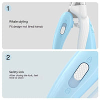 Thumbnail for 2 PCS Pet Nail Clippers Dog Nail Clippers Cat Nail Clippers Led Electric Nail Polisher Pet Supplies 128