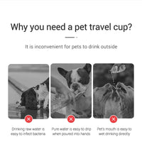 Thumbnail for 2PCS Dog Water Bottle, Leak Proof Portable Pet Water Bottles for Dogs, Puppy Water Dispenser with Drinking Feeder for Travel 94