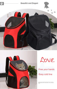Thumbnail for Cat Carrying Bag Foldable Double Shoulder, Portable Pet Products Travel Outdoor Breathable Backpack,Backpack Travel 131