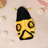 Thumbnail for Dog Bee Costume Cute ＆ Funny Bumble Bee Dog Costume with D Ring Size M Soft Dog Hoodie Winter Outfit Keep Pets Warm for Small Dog Cosplay, Gift For Pet 77