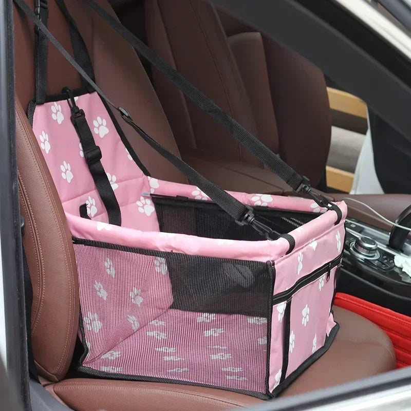 Portable Dog Carrier Car Seat with Safety Leash 120